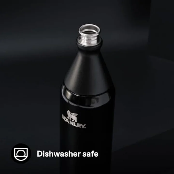 All Day Slim Soğuk Su Termosu 0.60 Litre - Siyah | Paslanmaz Çelik