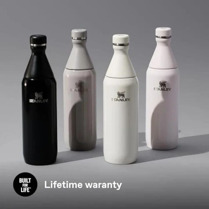All Day Slim Soğuk Su Termosu 0.60 Litre - Siyah | Paslanmaz Çelik