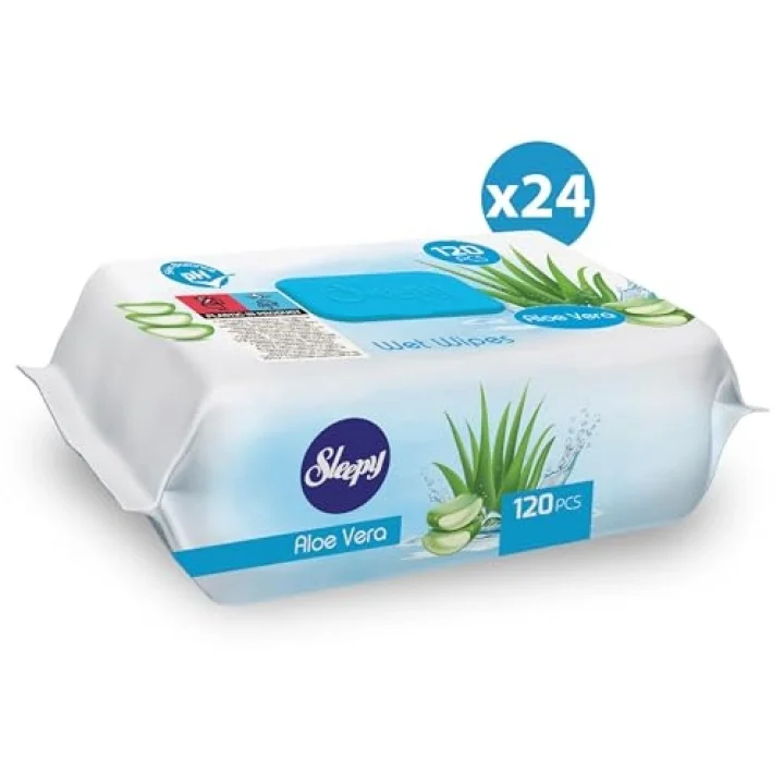 Aloe Vera Islak Havlu 24x120 (2880 Yaprak)