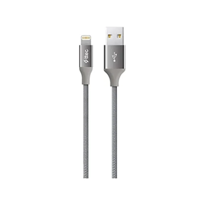 AlumiCable iPhone ile Uyumlu Şarj Kablosu - Uzay Grisi (2DK16UG)