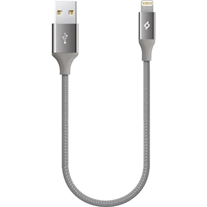 AlumiCable Mini 30cm Lightning Şarj Kablosu- Uzay Grisi (2DK28UG)
