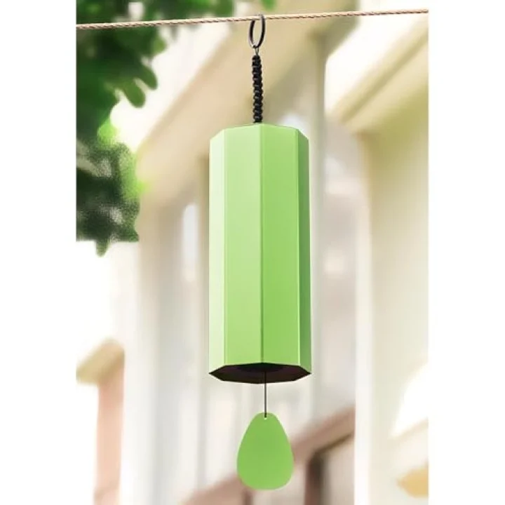 Aluminium Chord Wind Bell Green Color