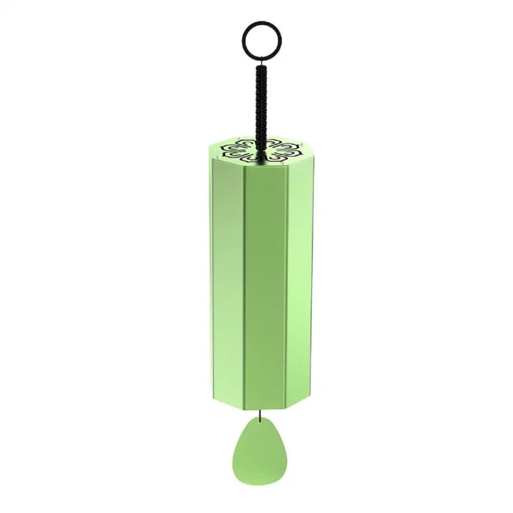 Aluminium Chord Wind Bell Green Color