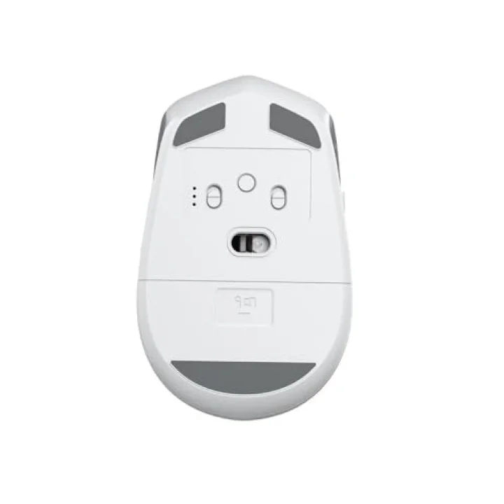 AM204 Çift Modlu Bluetooth ve Kablosuz 1600DPI Şarj Edilebilir Optik Mouse Beyaz