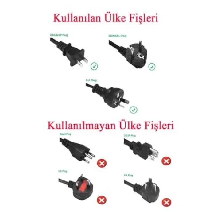 Amerikan - Türk Çevirici Adaptör