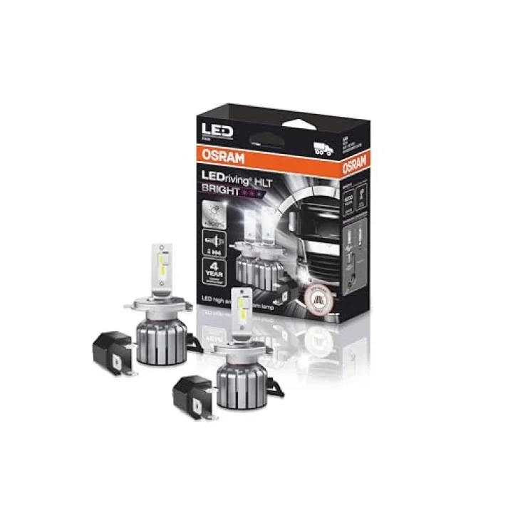 Ampul H4 Ledriving Bright 15/15W 24V P43T Fs2-64196DWBRT-2HFB