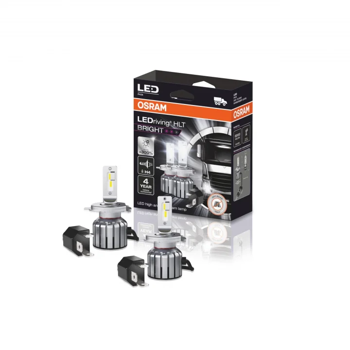 Ampul H4 Ledriving Bright 15/15W 24V P43T Fs2-64196DWBRT-2HFB