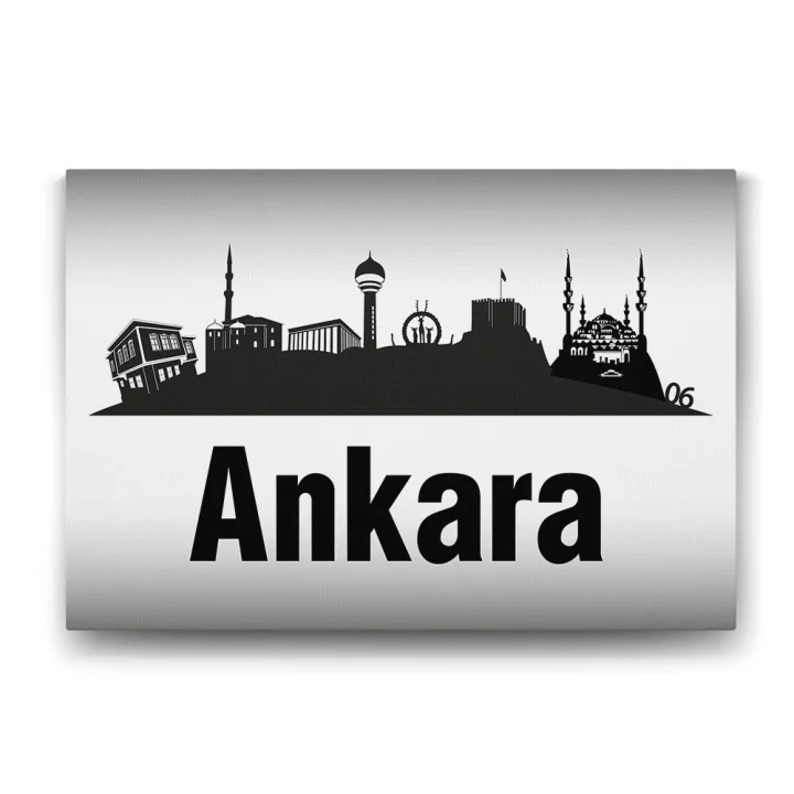 Ankara Vektör Tablo - 100x70cm