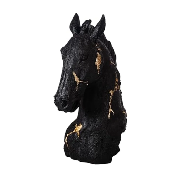 Antique Horse Büst Biblo 15x25x38 cm