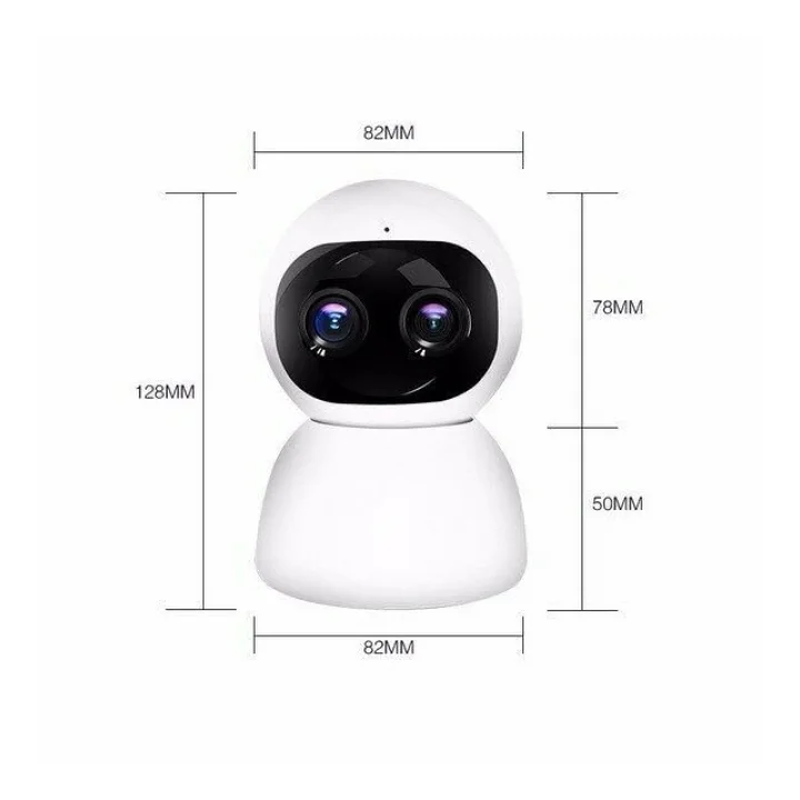 AOI 3.0 MP + 3.0 MP FHD Çift Lens Bağlantılı IP Kamera