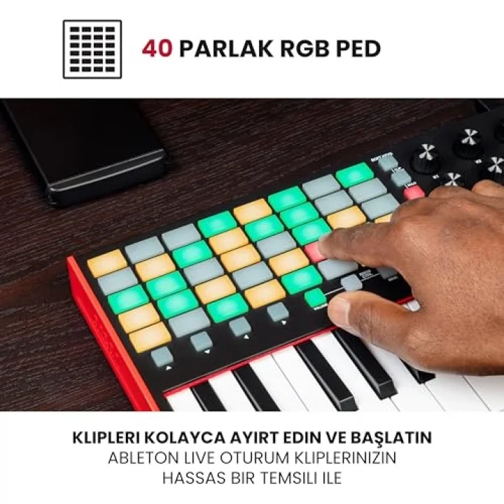 APC Key 25 MK2 25 Tuşlu USB MIDI Klavye Kontrolör