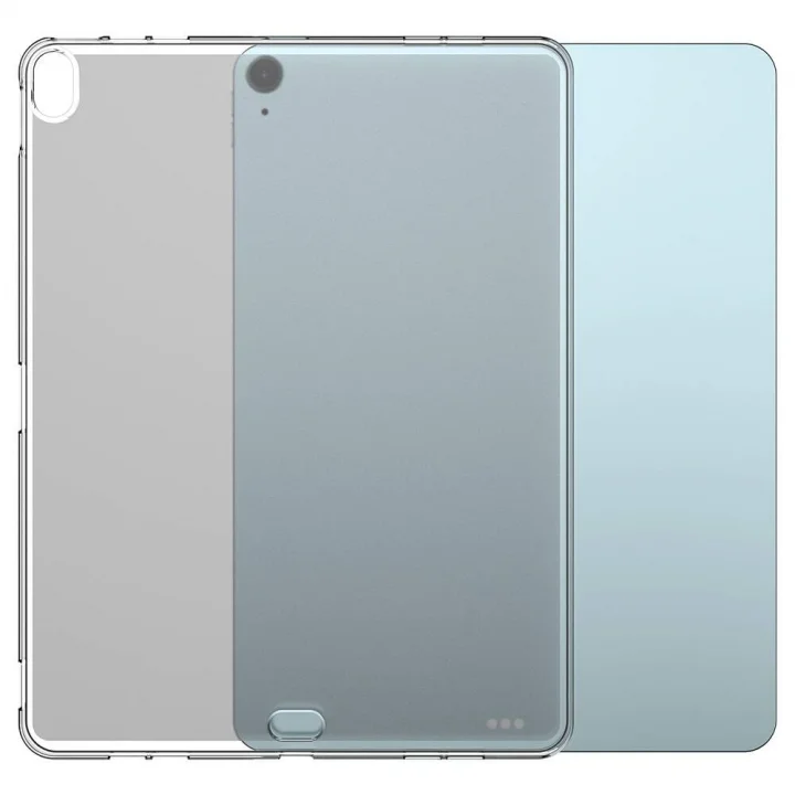 Apple ile uyumlu iPad Air 13 2024 Kılıf Tablet Süper Silikon Kapak Şeffaf