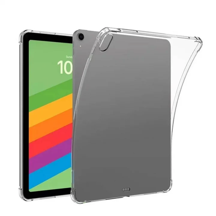 Apple ile uyumlu iPad Air 13 2025 M3 Kılıf Tablet Nitro Anti Shock Silikon Kapak Şeffaf