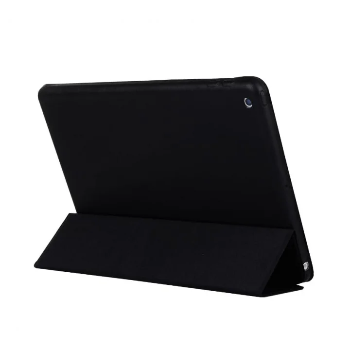 Apple iPad 9. Nesil 10.2 ile uyumlu Kılıf Lansman Leather Case A2602 A2603 A2604 A2605 Siyah