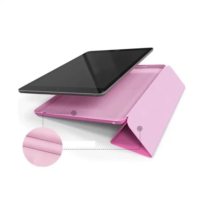 Apple iPad 9. Nesil 10.2 ile uyumlu Kılıf Lansman Leather Case A2602 A2603 A2604 A2605 Siyah