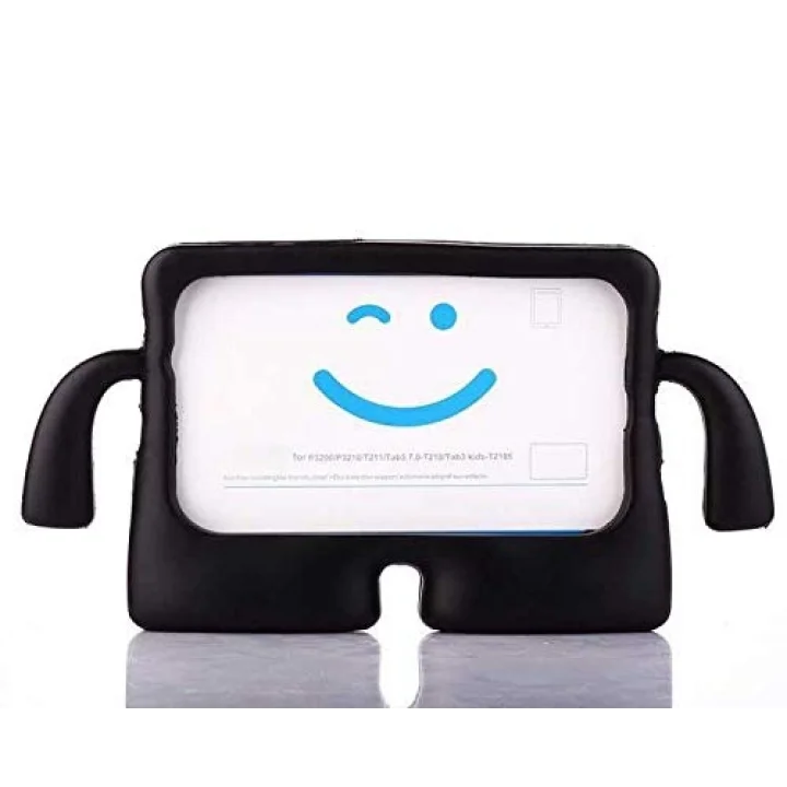 Apple iPad Pro 12.9 5. Nesil / 6. Nesil ile uyumlu Kılıf Çocuklara Özel Silikon Case Siyah