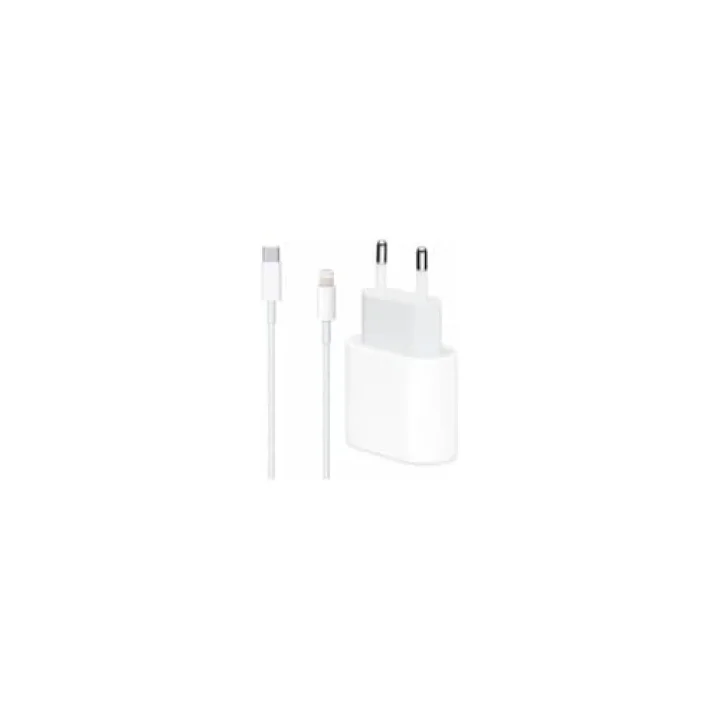 Apple iPhone Uyumlu 20W Usb-C Güç Adaptörü + Usb-C Lightning Şarj Kablosu Seti 11 12 Pro Max Beyaz