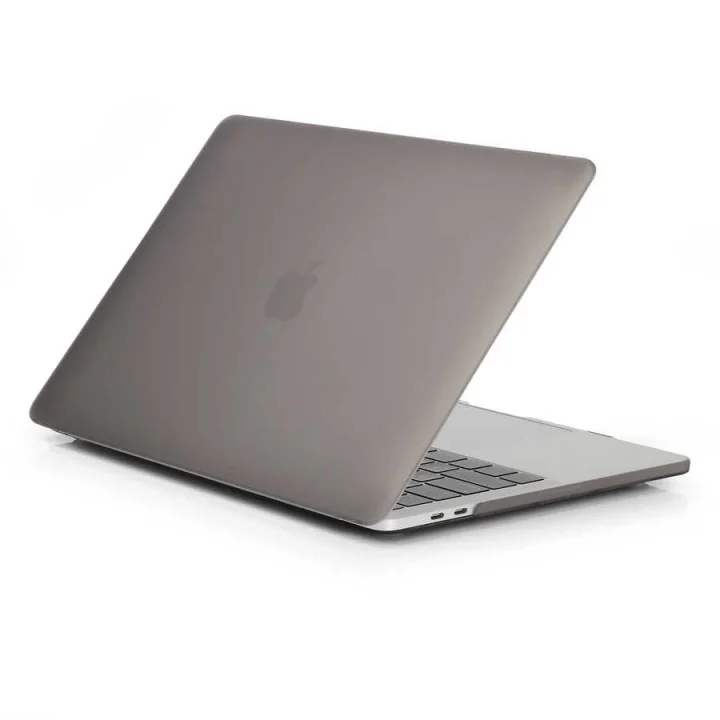 Apple Macbook Air 13.3inç A1932 A2179 2020 ile uyumlu Kılıf Mat Ön Arka Kapak Gri