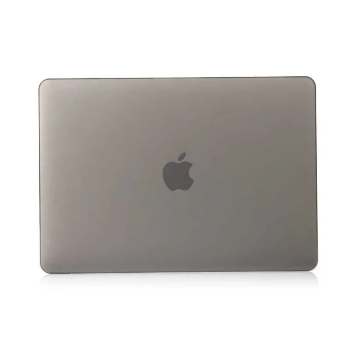 Apple Macbook Air 13.3inç A1932 A2179 2020 ile uyumlu Kılıf Mat Ön Arka Kapak Gri