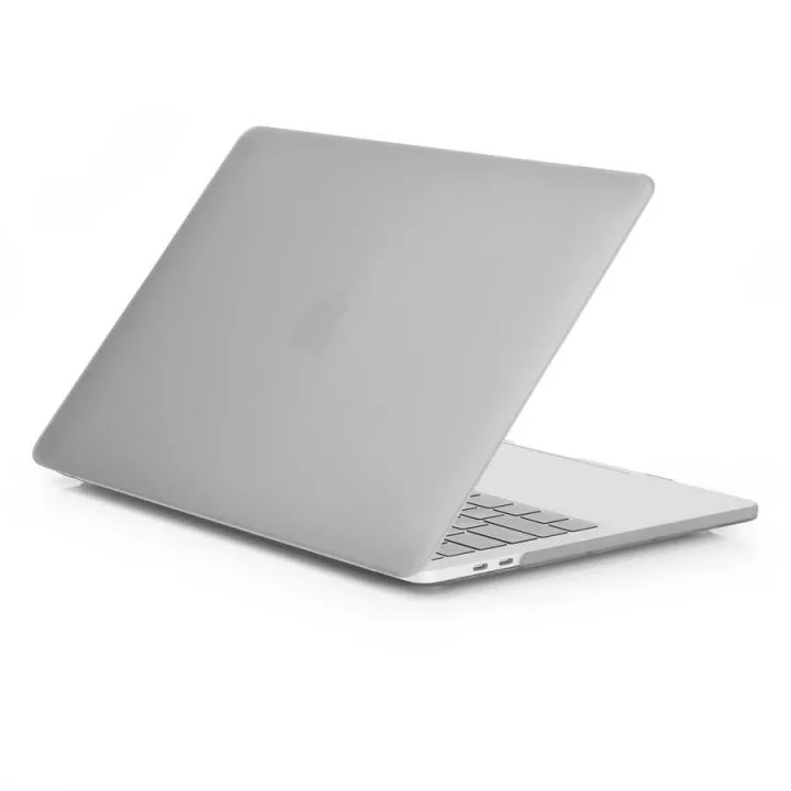 Apple Macbook Pro 13.3inç A1706 A1708 A1989 A2159 ile uyumlu Kılıf Mat Ön Arka Kapak Renksiz
