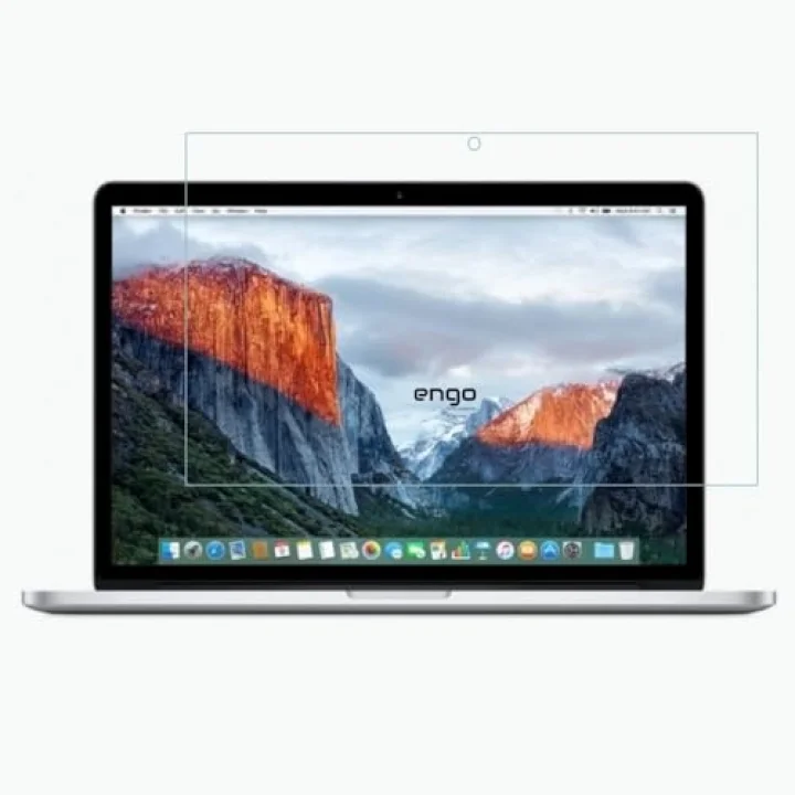 Apple Macbook Pro 15.4 İnç İle Uyumlu Ekran Koruyucu Notebook, 9H Temperli Kırılmaz Esnek Nano Cam, Çizilmeye Ve Darbeye Dayanıklı Laptop Koruma, HD Şeffaf Retina (2015) 16:10