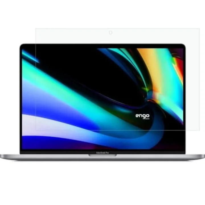 Apple Macbook Pro 16 İnç İle Uyumlu Ekran Koruyucu Notebook, 9H Temperli Kırılmaz Esnek Nano Cam, Çizilmeye Ve Darbeye Dayanıklı Laptop Koruma, HD Şeffaf (2019)