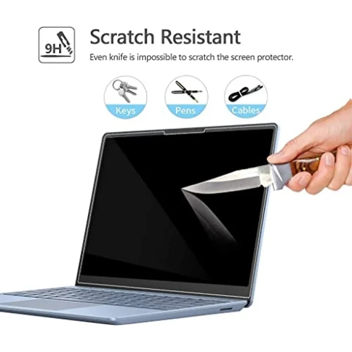 Apple Macbook Pro 16 İnç İle Uyumlu Ekran Koruyucu Notebook, 9H Temperli Kırılmaz Esnek Nano Cam, Çizilmeye Ve Darbeye Dayanıklı Laptop Koruma, HD Şeffaf (2019)