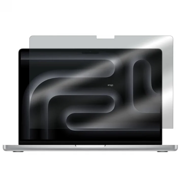 Apple Macbook Pro M1 M2 M3 M4 M5 16 İnç İle Uyumlu Hayalet Ekran Koruyucu Notebook, Yandan Görünmeyen Anti-Spy Gizlilik (Privacy) Laptop Koruması, 9H Temperli Nano Kırılmaz Esnek Cam