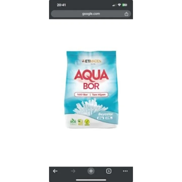 AQUA BOR MATIK TOZ 6KG BEYAZLILAR