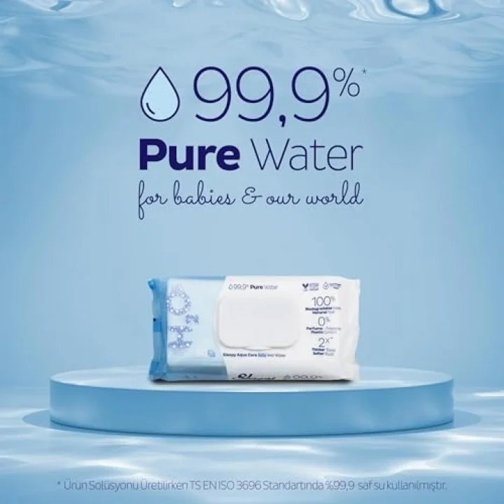 AquaCare H2O Yenidoğan Islak Bebek Havlusu 50