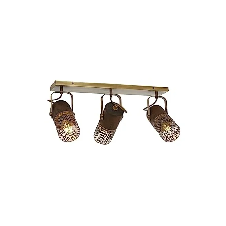 AR-60265-3EY Eskitme Kaplama Modern Avize E27 Metal Ahşap 60x30cm