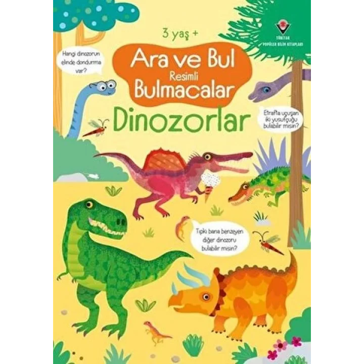Ara ve Bul Resimli Bulmacalar - Dinozorlar