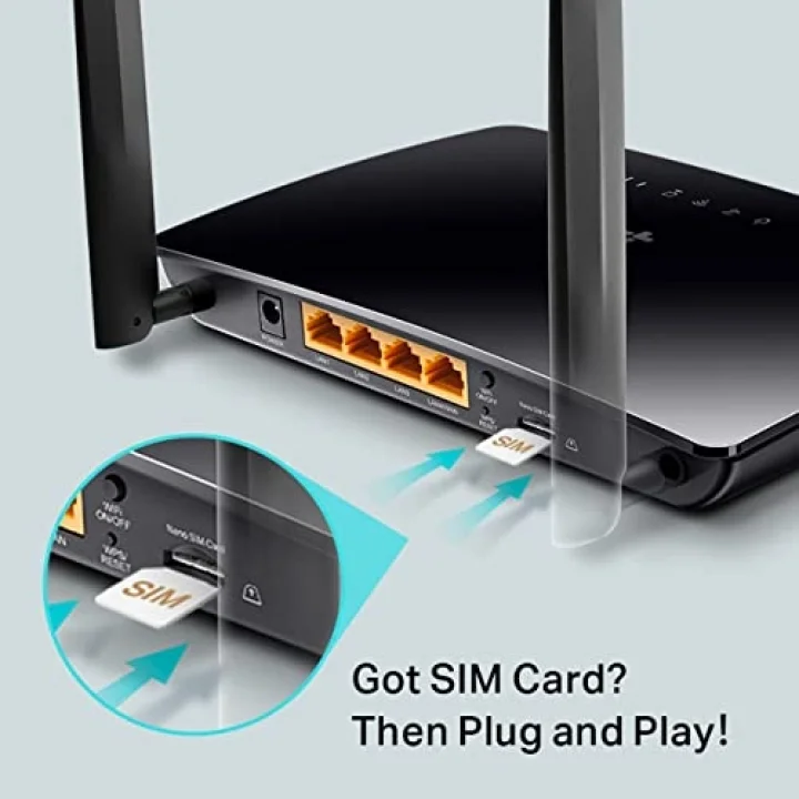 Archer MR200, AC750 Mbps Kablosuz Dual Band 3G/4G LTE Router, Çift Bantlı