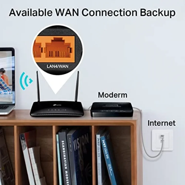 Archer MR200, AC750 Mbps Kablosuz Dual Band 3G/4G LTE Router, Çift Bantlı