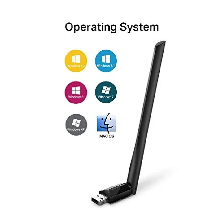 Archer T2U Plus, AC 600 Mbps Antenli Wireless USB Adaptör