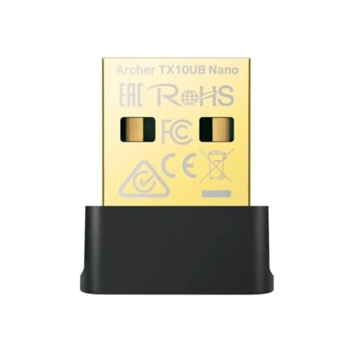 Archer TX10UB Nano | Wi-Fi 6 & Bluetooth 5.3 USB Adaptör | AX900 Mbps | Çift Bant | İkisi Bir Arada | Kolay Kurulum | Windows Uyumlu