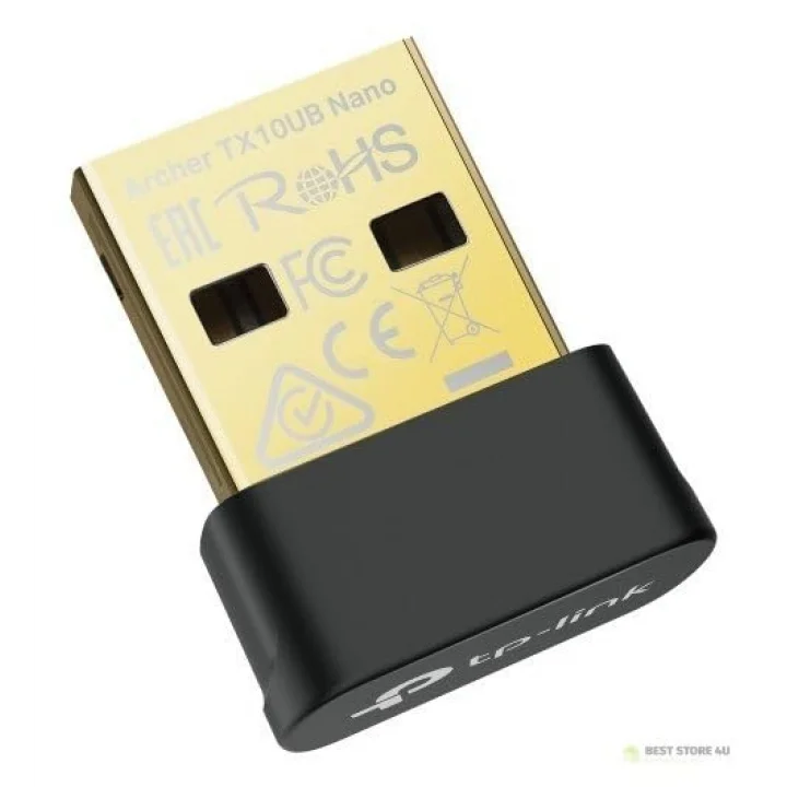 Archer TX10UB Nano | Wi-Fi 6 & Bluetooth 5.3 USB Adaptör | AX900 Mbps | Çift Bant | İkisi Bir Arada | Kolay Kurulum | Windows Uyumlu