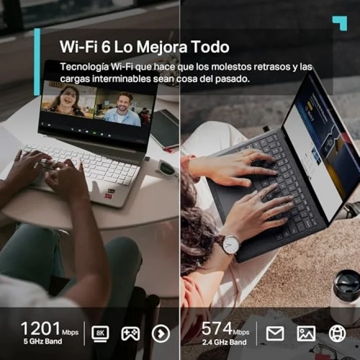 Archer TX20U Nano, AX1800 Mbps, Çift Bant, MU-MIMO, USB 2.0, WPA3, Windows 10/11 Uyumlu, Wi-Fi 6 Nano USB Adaptör