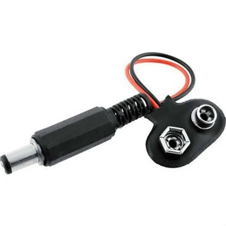 Arduino 9V Barrel Jack Pil Başlığı