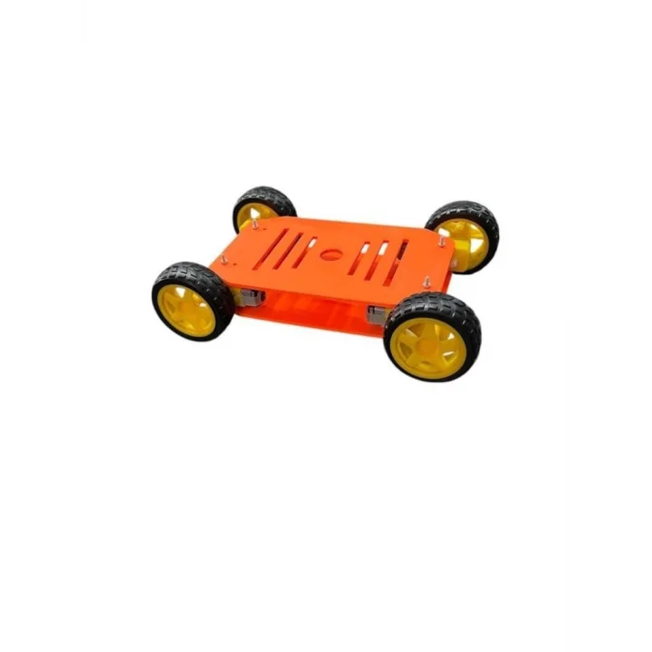 Arduino Uyumlu 4WD Robot Araba Platform Kiti Seti Monte