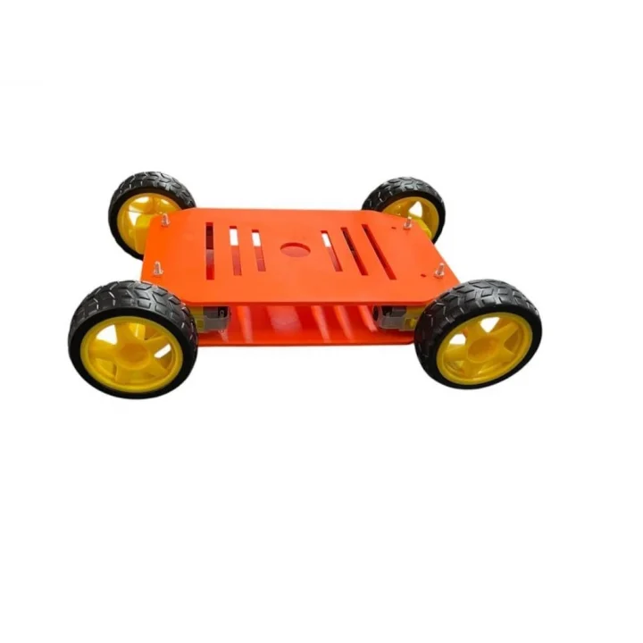 Arduino Uyumlu 4WD Robot Araba Platform Kiti Seti Monte