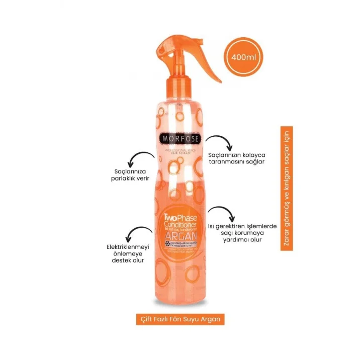 Argan Içerikli Fön Suyu Turuncu 400 Ml