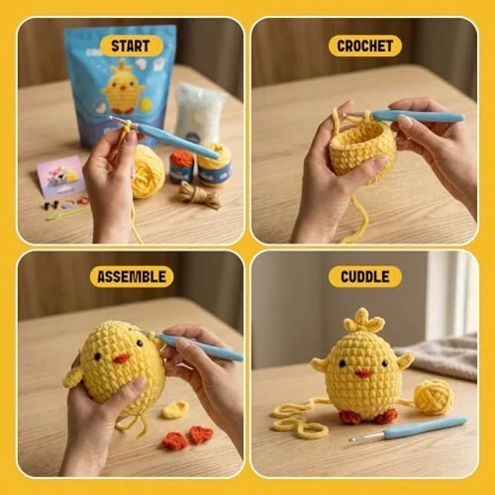 Arı Amigurumi Tığ Kiti Örgü Seti