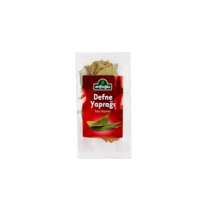 Arifoğlu Defne Yaprağı 5g – Aromatic Bay Leaves for Soups, Stews, and Roasts | Arifoğlu Bay Leaves 5g – Çorbalar, Güveçler ve Kızartmalar İçin Aromatik Defne Yaprağı