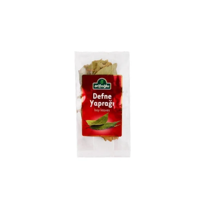 Arifoğlu Defne Yaprağı 5g – Aromatic Bay Leaves for Soups, Stews, and Roasts | Arifoğlu Bay Leaves 5g – Çorbalar, Güveçler ve Kızartmalar İçin Aromatik Defne Yaprağı