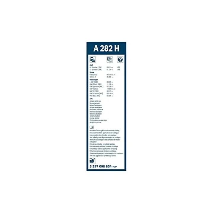 Arka Cam Sileceği - [280 mm] VW (VOLKSWAGEN) Golf VI (2008-2012) [5K1] #A282H