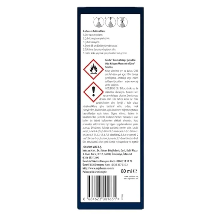 Aromaterapi Çubuklu Oda Kokusu Zen 80 ml
