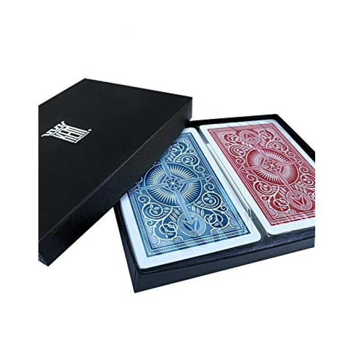 Arrow, Poker Boyu, Jumbo Endeks Kırmızı & Mavi, Çift Deste