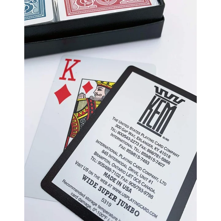 Arrow, Poker Boyu, Jumbo Endeks Kırmızı & Mavi, Çift Deste