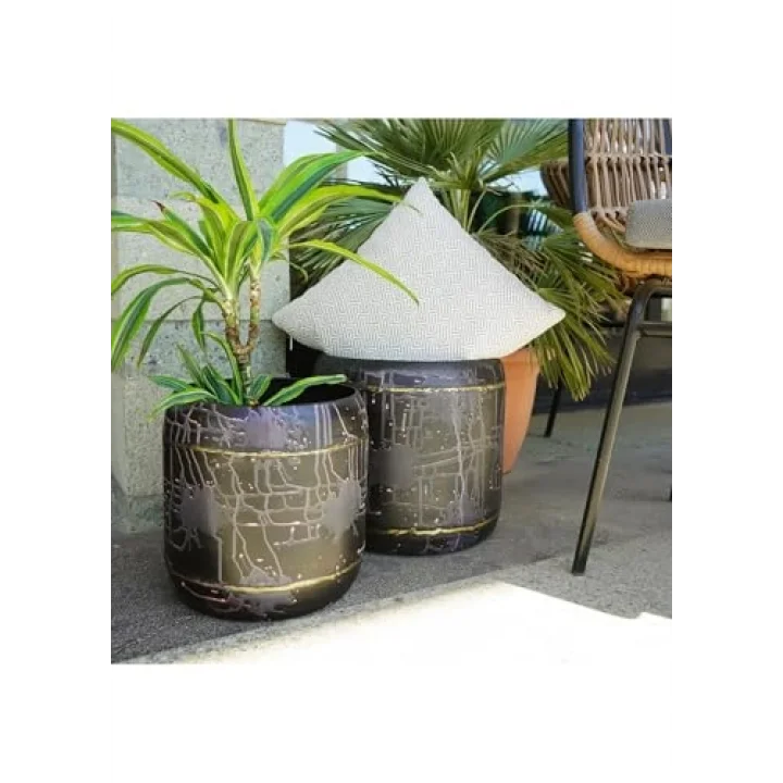 Arwin Metal Saksı 39X35 Cm